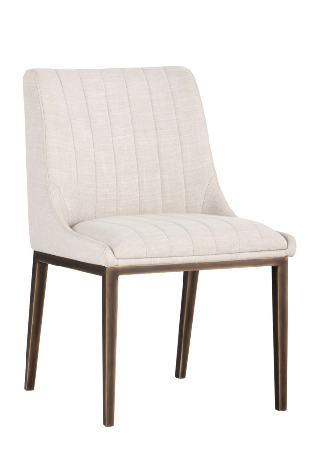Vertical Stitched Dining Chairs (2) | Splendido Halden | Oroa.com