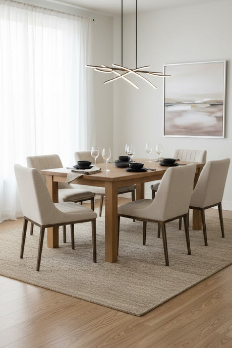 Vertical Stitched Dining Chairs (2) | Splendido Halden | Oroa.com