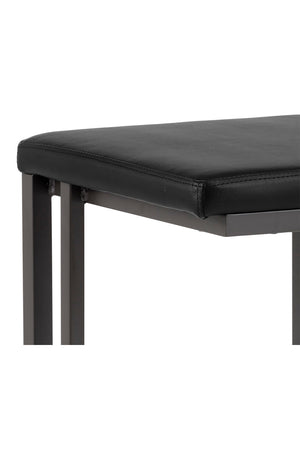 Leather Look Cantilevered Bar Stool | Splendido Boone | Oroa.com