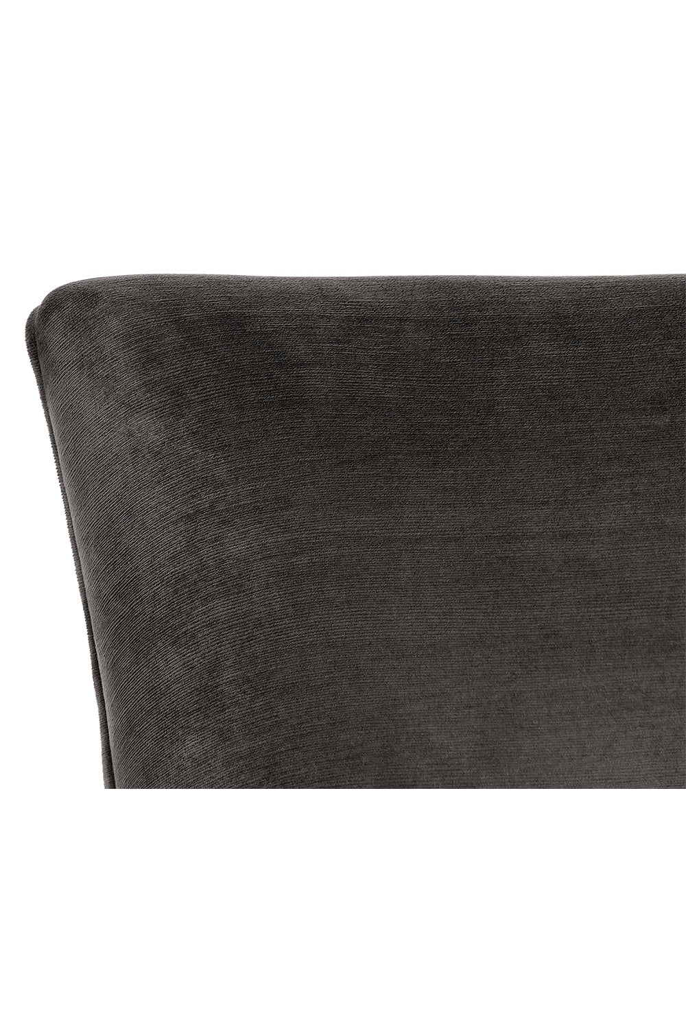 Modern European furniture - Bronze Cantilever Fabric Dining Chairs (2) - www.oroa.com
