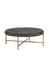 Modern European furniture - Metal Frame Upholstered Ottoman - www.oroa.com