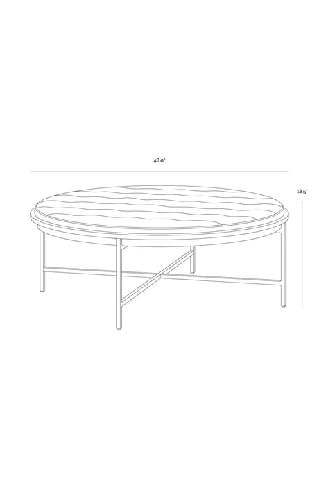 Modern European furniture - Metal Frame Upholstered Ottoman - www.oroa.com