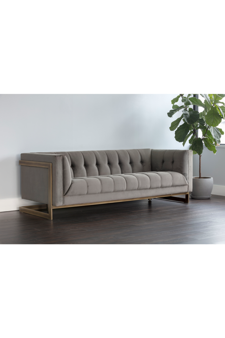 Modern European furniture - Button Tufted Sofa - www.oroa.com