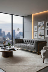 Modern European furniture - Button Tufted Sofa - www.oroa.com