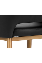 Modern European furniture - Gold Frame Barrel Dining Chair  - www.oroa.com