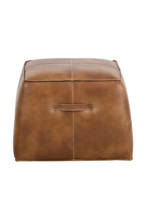 Leather Inspired Cube Ottoman by Splendido Aspen