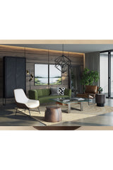 Modern European furniture - Ottoman with Decorative Handles - www.oroa.com
