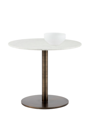 Round Carrara Marble Bistro Table | Splendido Enco