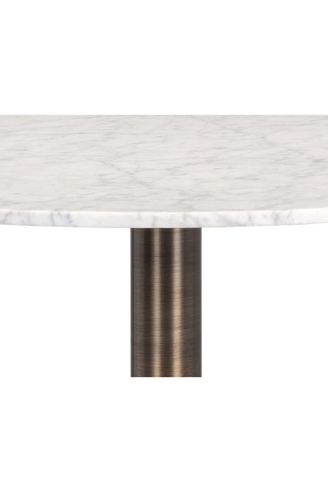 Modern European furniture - White Carrara Marble Counter Table - www.oroa.com