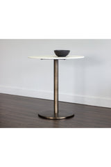 Modern European furniture - White Carrara Marble Counter Table - www.oroa.com