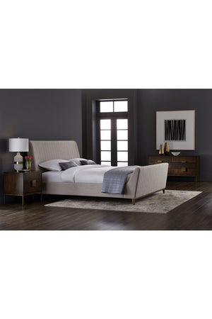 Modern European furniture - Dark Acacia Veneer 6-Drawer Dresser - www.oroa.com