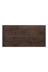Modern European furniture - Contemporary Wood & Brass Dining Table - www.oroa.com