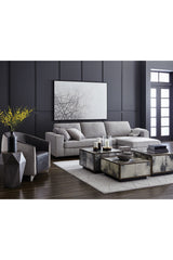 Modern European furniture - Gray Faceted Indoor/Outdoor End Table - www.oroa.com