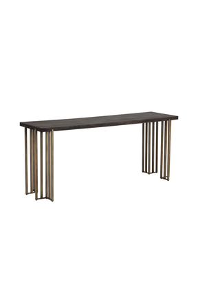 Brown Oak Console Table by Splendido Alto