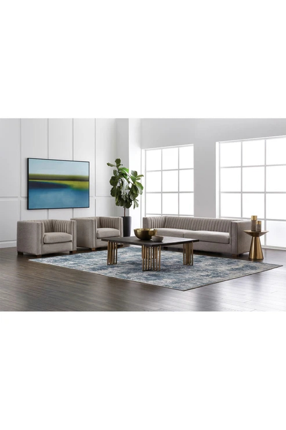 Yellow Gold End Table | Splendido Carmel | Oroa.com