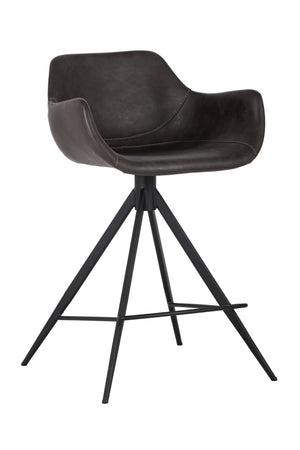 Modern European furniture - Metal Base Swivel Counter Stool - www.oroa.com