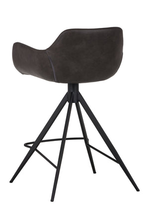 Modern European furniture - Metal Base Swivel Counter Stool - www.oroa.com