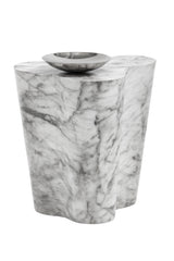 Modern European furniture - Marble-Look Indoor/Outdoor End Table S - www.oroa.com
