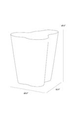 Modern European furniture - Marble-Look Indoor/Outdoor End Table S - www.oroa.com