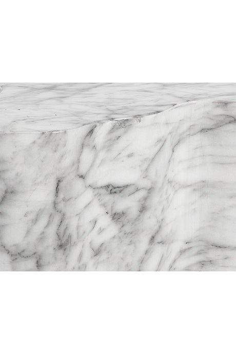 Modern European furniture - Marble-Look Indoor/Outdoor Side Table L - www.oroa.com