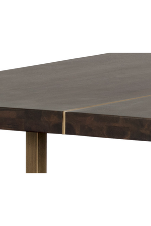Smoked Acacia Wood Dining Table | Splendido Donnelly | Oroa.com