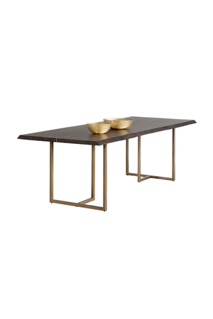 Smoked Acacia Wood Dining Table | Splendido Donnelly | Oroa.com