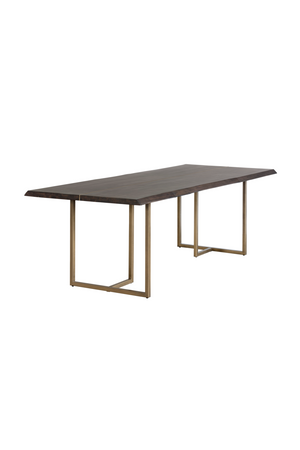 Smoked Acacia Wood Dining Table | Splendido Donnelly | Oroa.com