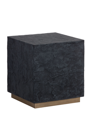 Textured Concrete End Table by Splendido Newbury Side Table