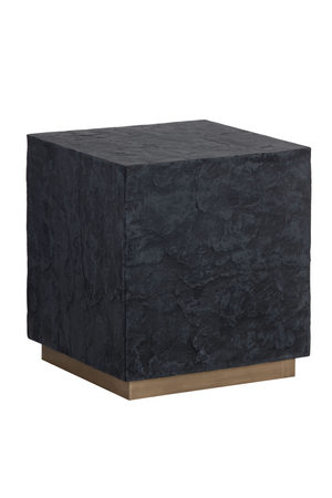 Textured Concrete End Table | Splendido Newbury