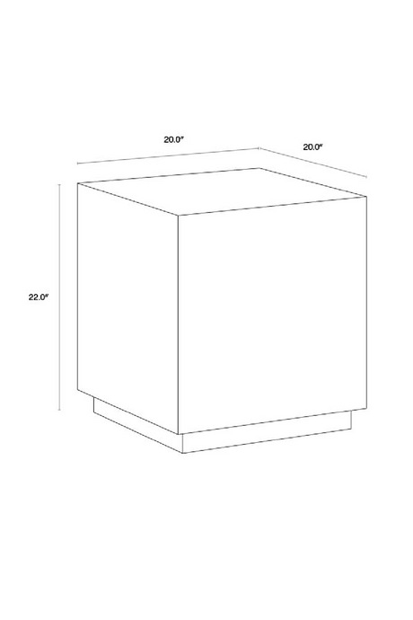 Modern European furniture - Textured Concrete End Table - www.oroa.com
