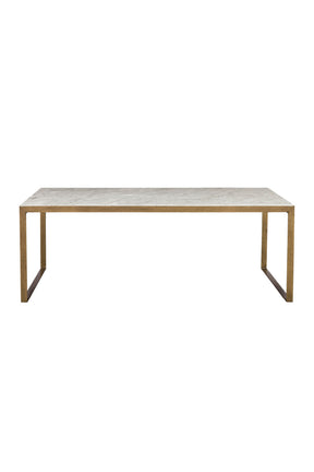 White Italian Marble Coffee Table by Splendido Evert