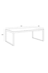 Modern European furniture - White Italian Marble Coffee Table - www.oroa.com