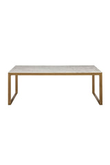 Modern European furniture - White Italian Marble Coffee Table - www.oroa.com