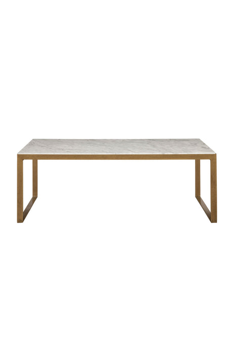 Modern European furniture - White Italian Marble Coffee Table - www.oroa.com