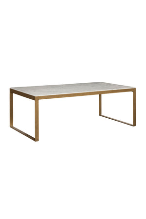 White Italian Marble Coffee Table | Splendido Evert | Oroa.com