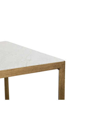 White Italian Marble Coffee Table | Splendido Evert | Oroa.com