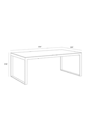 White Italian Marble Coffee Table | Splendido Evert | Oroa.com