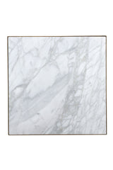 Modern European furniture - Italian Marble Square End Table - www.oroa.com