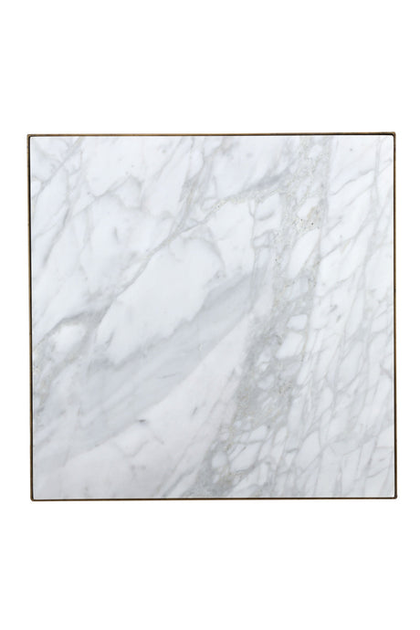 Modern European furniture - Italian Marble Square End Table - www.oroa.com
