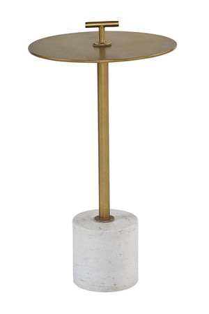 Gold Round End Table | Splendido Sia | Oroa.com