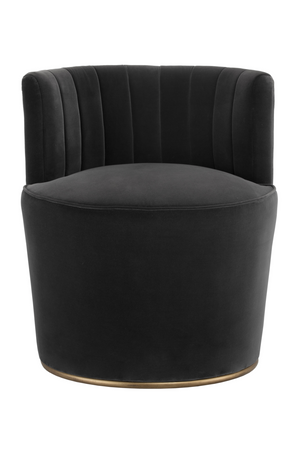 Gray Channeled-Back Lounge Chair | Splendido August | Oroa.com
