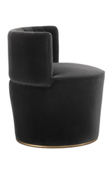 Modern European furniture - Gray Channeled-Back Lounge Chair - www.oroa.com