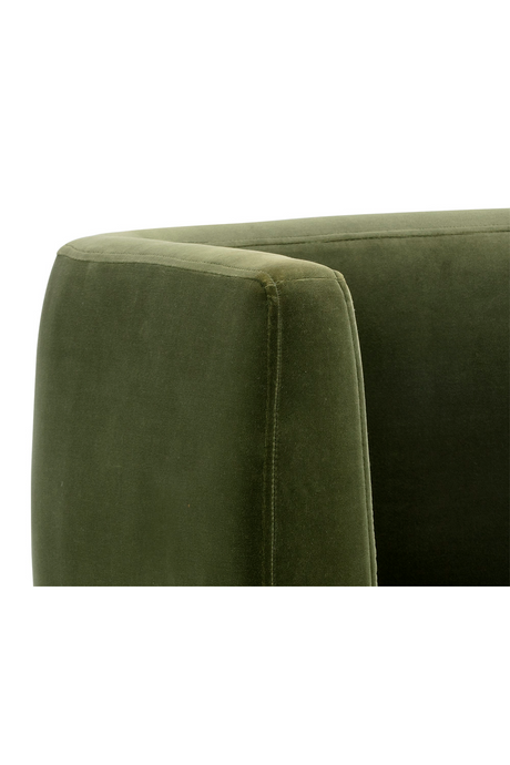 Modern European furniture - Green Fabric Modern Dining Chair - www.oroa.com