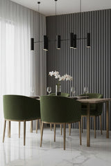 Modern European furniture - Green Diamond-Stitched Dining Chair - www.oroa.com
