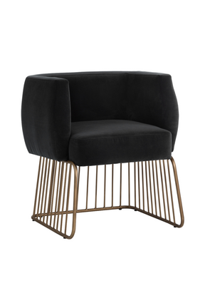 Gray Fabric Modern Dining Chair by Splendido Gala