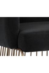Modern European furniture - Gray Fabric Modern Dining Chair - www.oroa.com