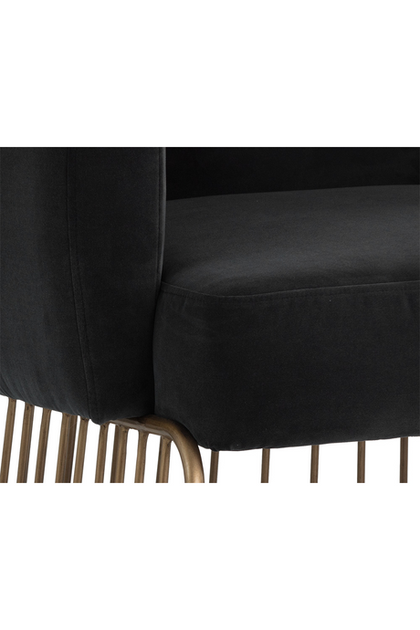 Modern European furniture - Gray Fabric Modern Dining Chair - www.oroa.com