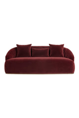 Modern European furniture - Channel-Tufted Velvet Sofa - www.oroa.com