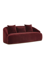 Modern European furniture - Channel-Tufted Velvet Sofa - www.oroa.com