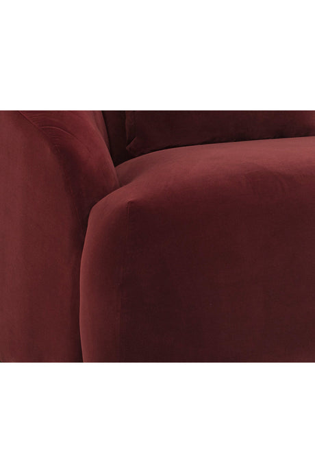 Modern European furniture - Channel-Tufted Velvet Sofa - www.oroa.com